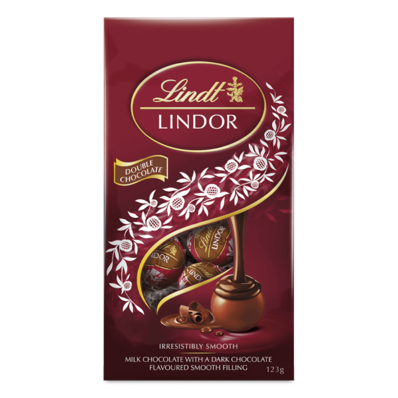 Lindor Bag Double Chocolate 123g