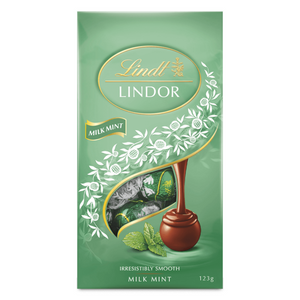 Lindor Bag Milk Mint 123g