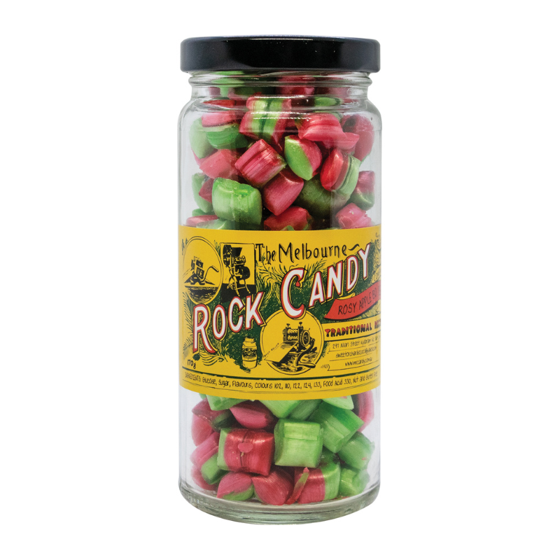 The Melbourne Rock Candy Rosy Apple Bo Peep 170g My Sweeties 9946