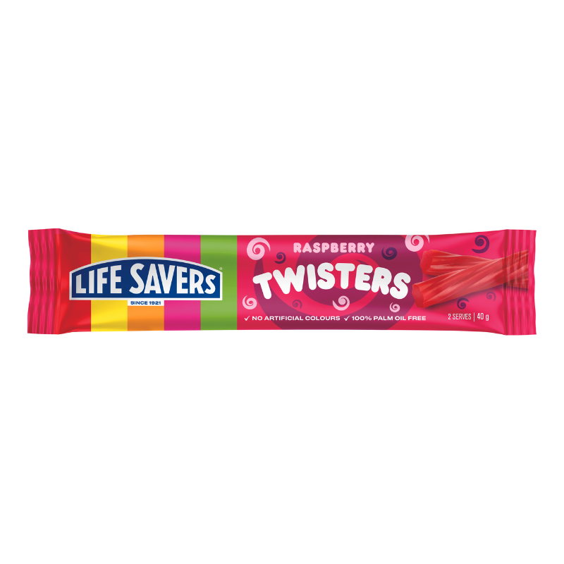 Life Savers Raspberry Twisters 40g