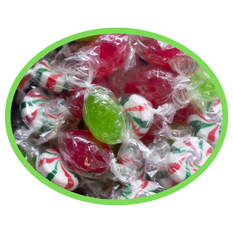 Xmas Wrapped Lolly Mix 500g