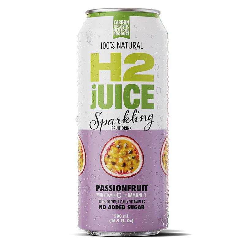 H2 Juice Sparkling Passionfruit 12 x 500ml My Sweeties