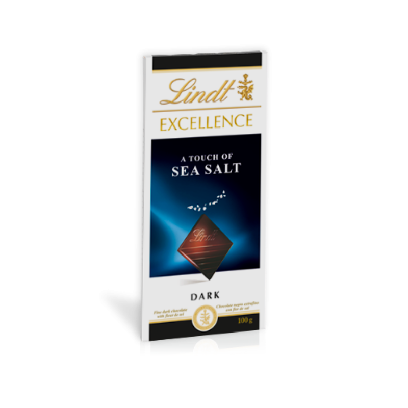 Lindt Excellence A Touch Of Sea Salt Dark 100g