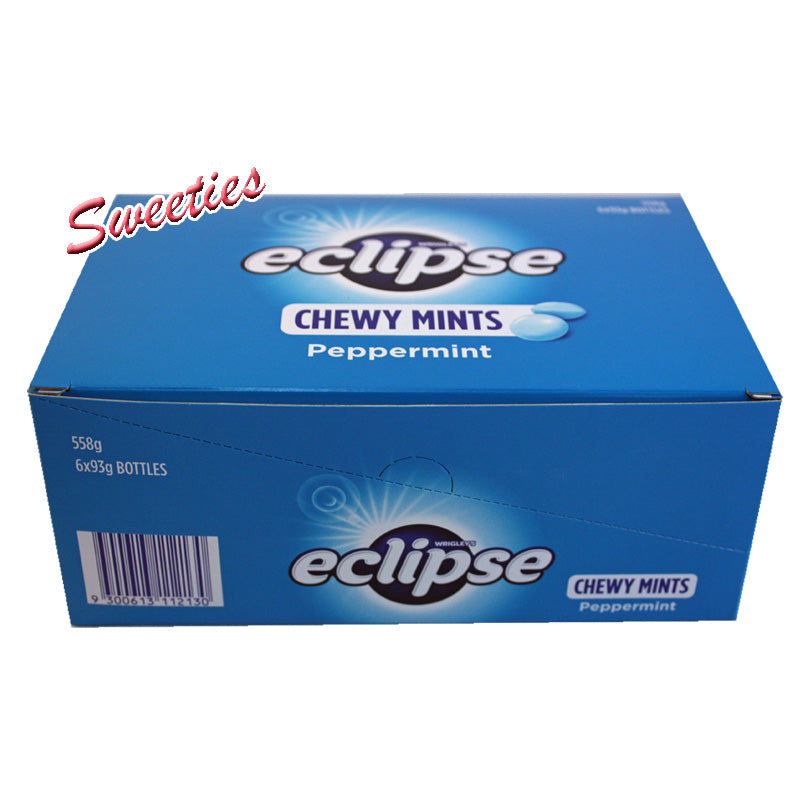 Eclipse Chewy Mintl Peppermi9t popular Bottle-93gram Pack(Pack of 10)