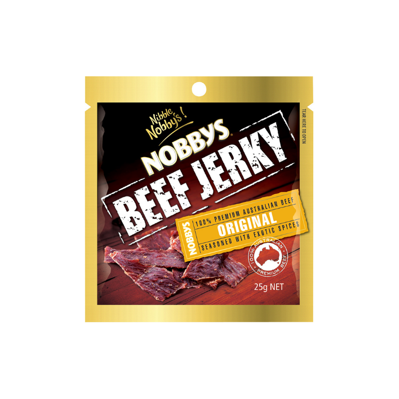 Nobbys Beef Jerky Original 25g
