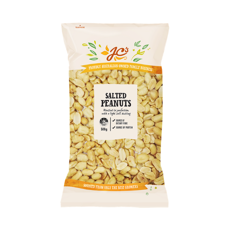 J.C's Australian Salted Peanuts 500g