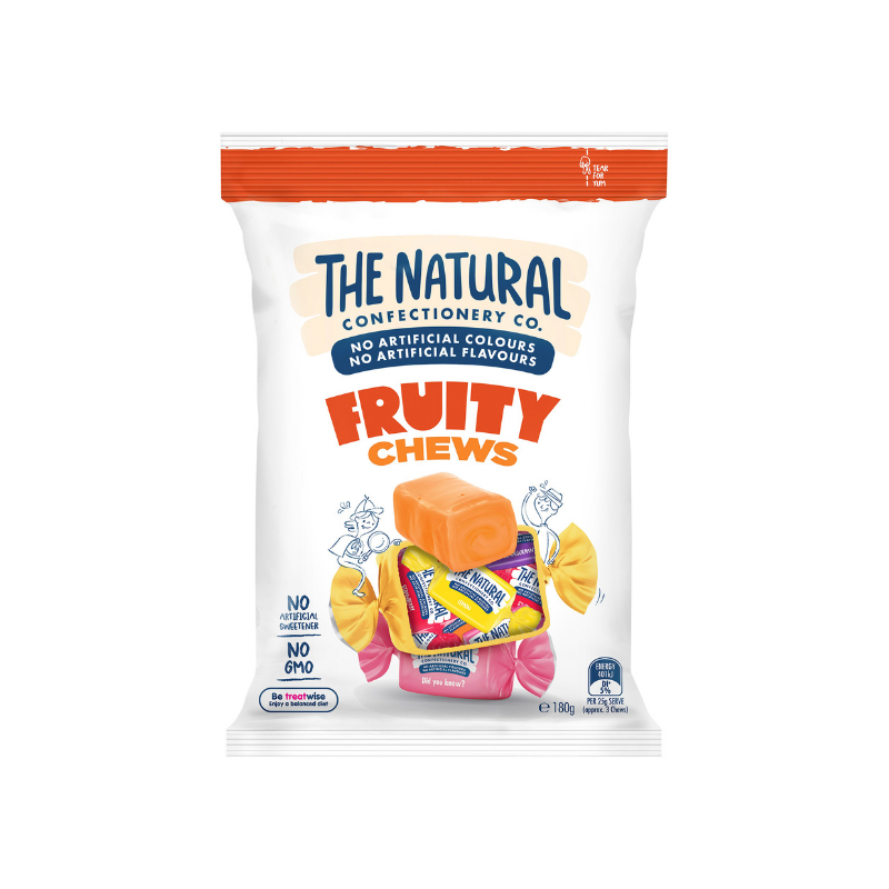 The Natural Confectionery Company Fruity Chews 180g