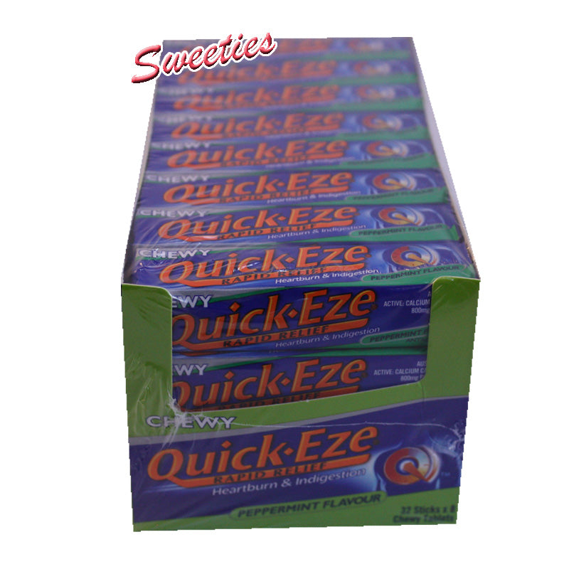 Quick-Eze Chewy Peppermint Stick 8 Tablets