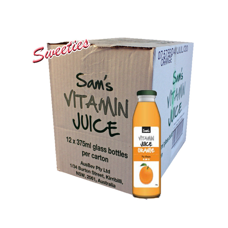 Sam's Juice - Orange 375ml x 12 (PICK UP ONLY)