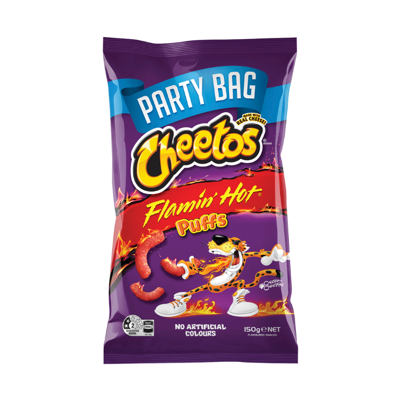 Cheetos Flamin Hot Puffs 150g