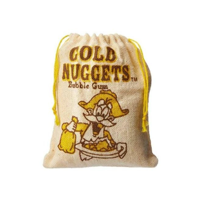 Gold Nuggets Bubble Gum 50g