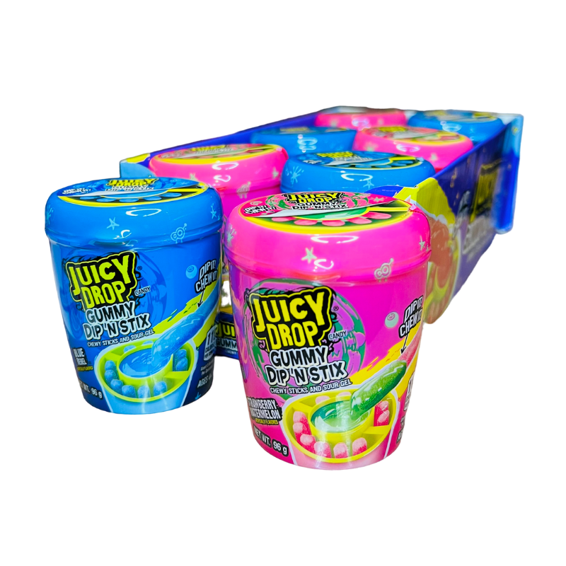 Juicy Drop Gummy Dip N Stix 96g