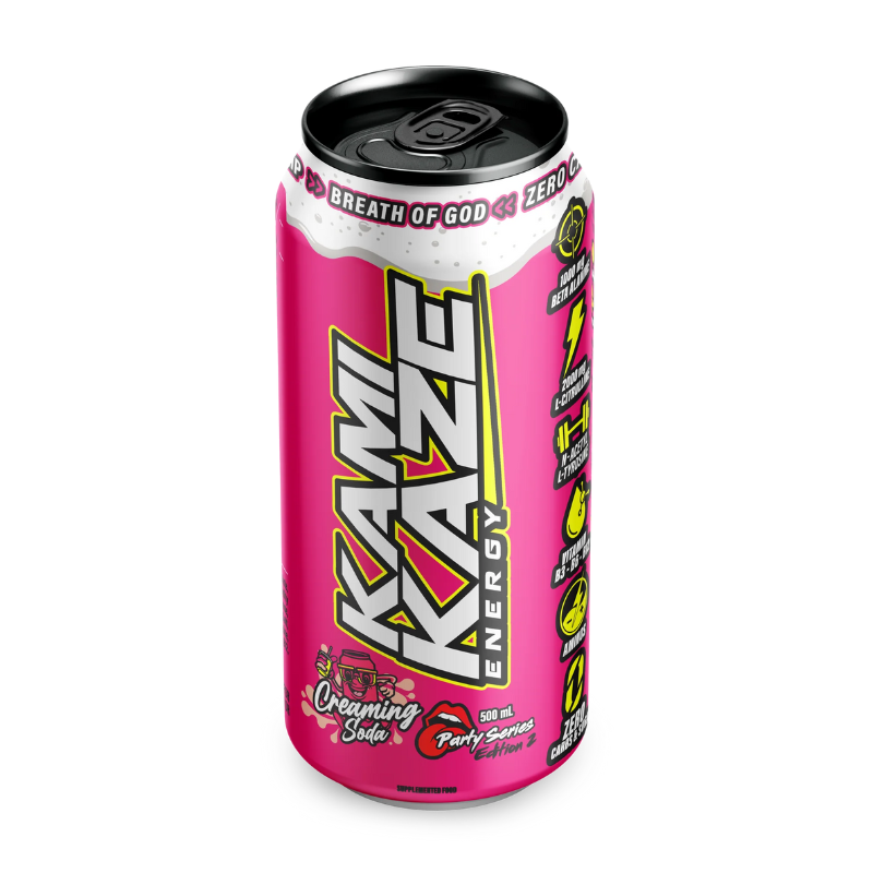 KamiKaze Energy Creaming Soda 500ml x 12