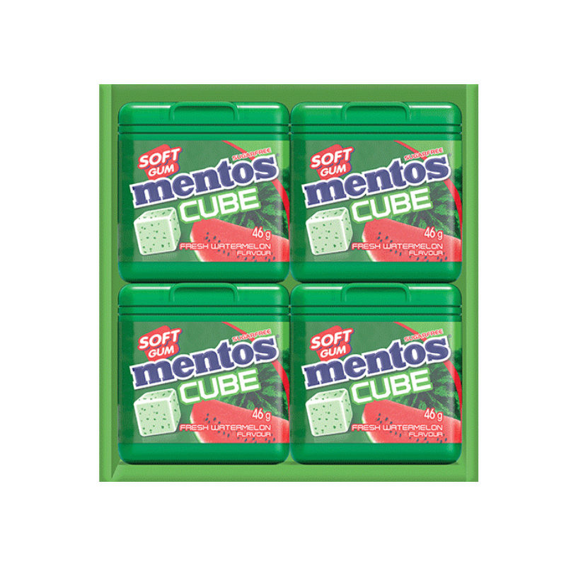 Mentos Cube Fresh Watermelon 46g