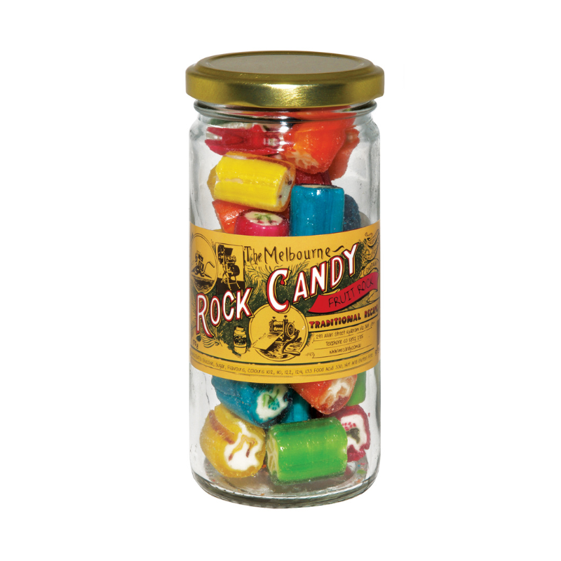 The Melbourne Rock Candy Fruit Rock 170g