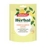 Soothers Herbal Honey & Lemon 18 Lozenges