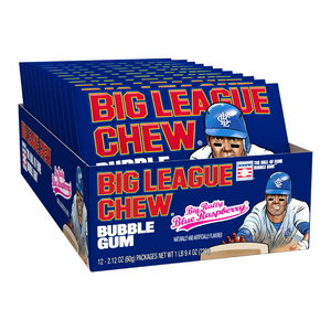 Big League Chew Bubble Gum Blue Raspberry 60g