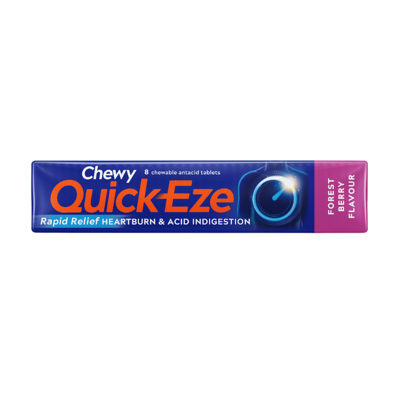 Quick-Eze Chewy Forest Berry Stick 8 Tablets