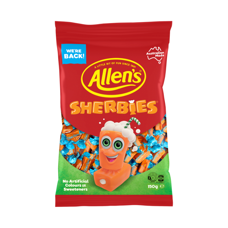 Allen's Sherbies 150g