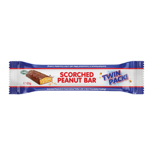 Scorched Peanut Bar Twin Pack 65g