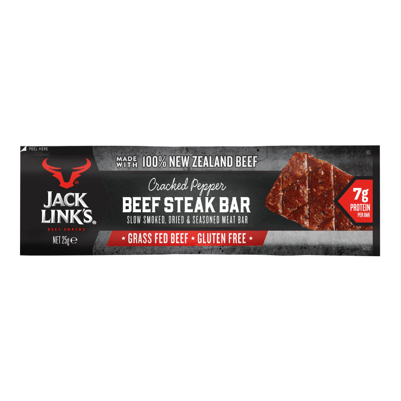 Jack Link's Cracked Pepper Beef Steak Bar 25g