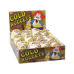 Gold Nuggets Bubble Gum 50g