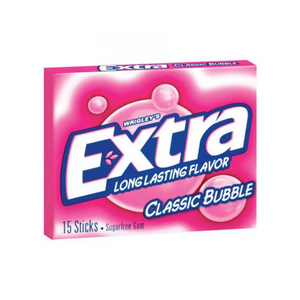 Extra Classic Bubble 15 Sticks