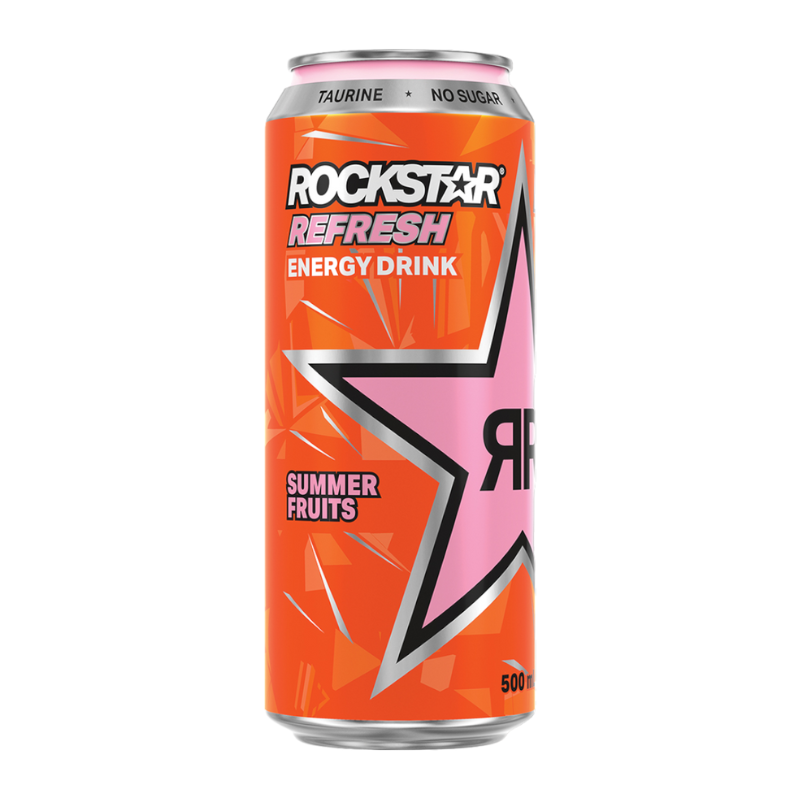 Rockstar Refresh Summer Fruits 12 x 500ml