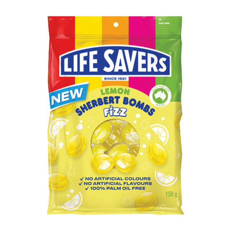 Life Savers Lemon Sherbert Bombs 150g