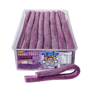 TNT Sour Turbo Tubes Grape 1.5kg