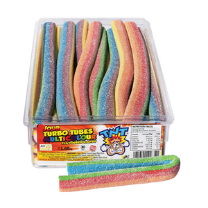 TNT Sour Turbo Tubes Multicolour 1.65kg