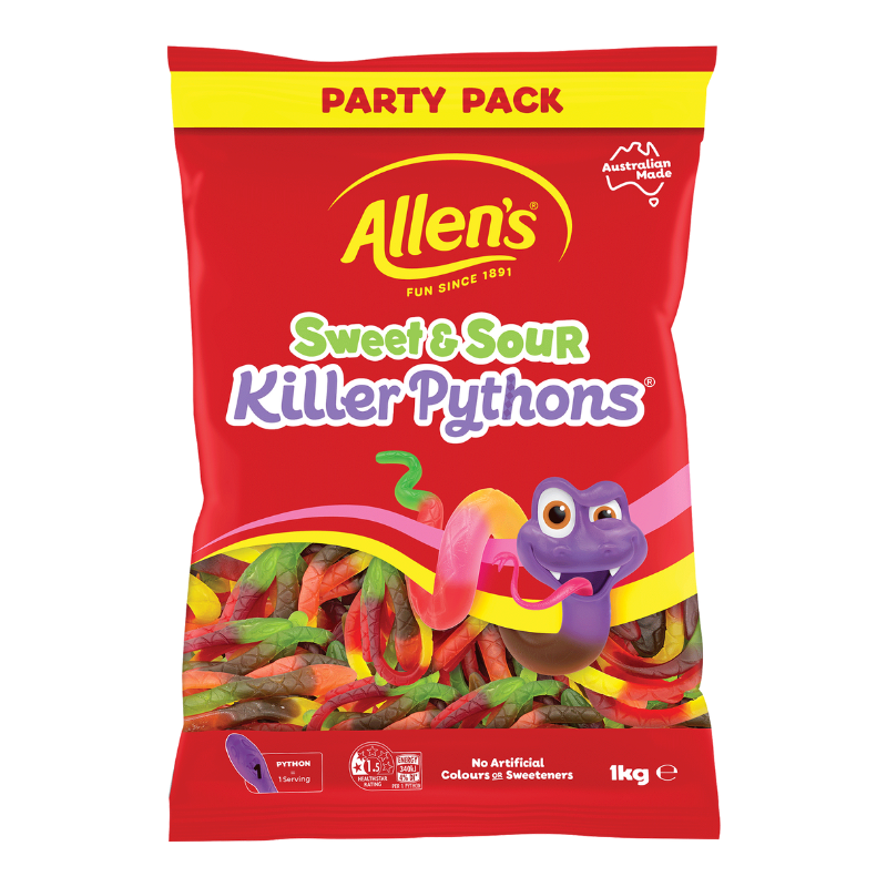 Allen's Sweet & Sour Killer Pythons 1kg