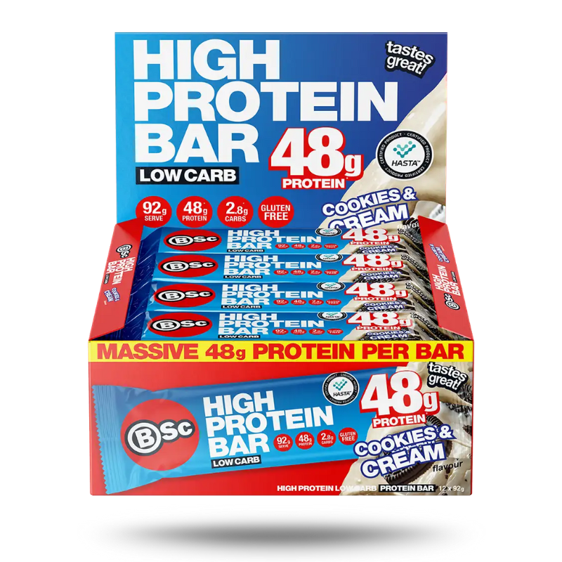 BSC High Protein Cookies & Cream 92g