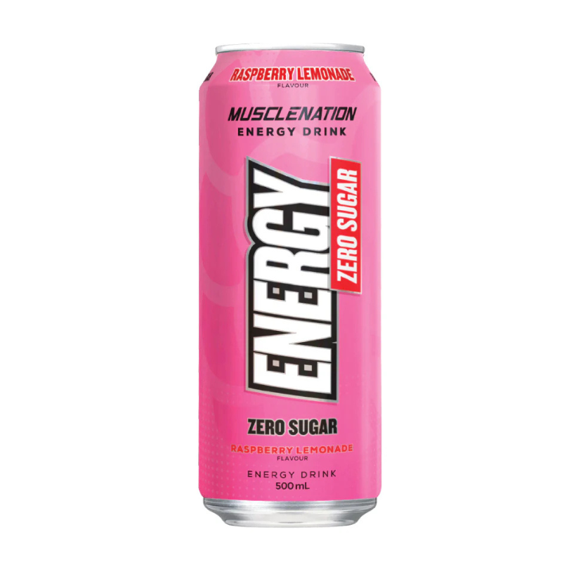 Muscle Nation Energy Raspberry Lemonade 500ml x 12