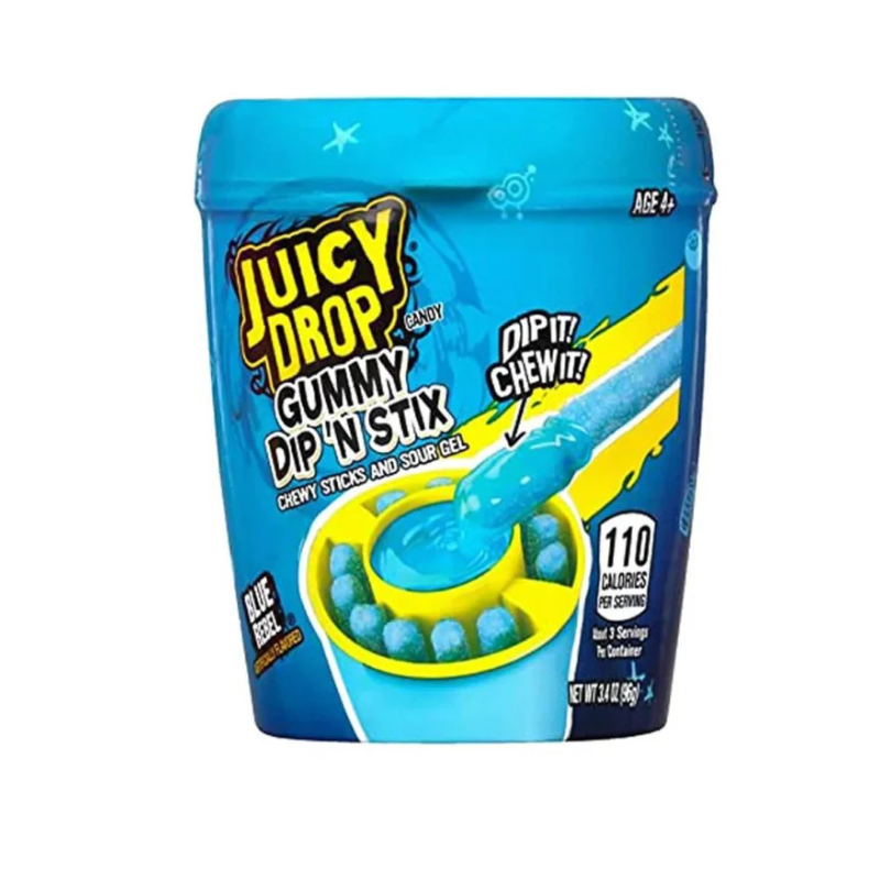 Juicy Drop Gummy Dip N Stix 96g