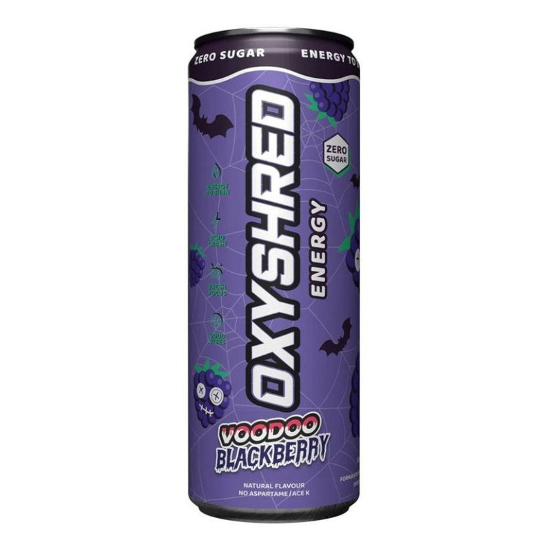 Oxyshred Voodoo Blackberry 355ml x 12