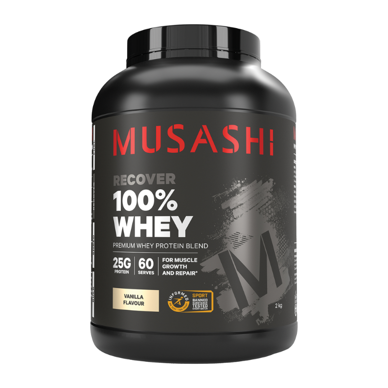 Musashi Recover 100% Whey Vanilla 2kg