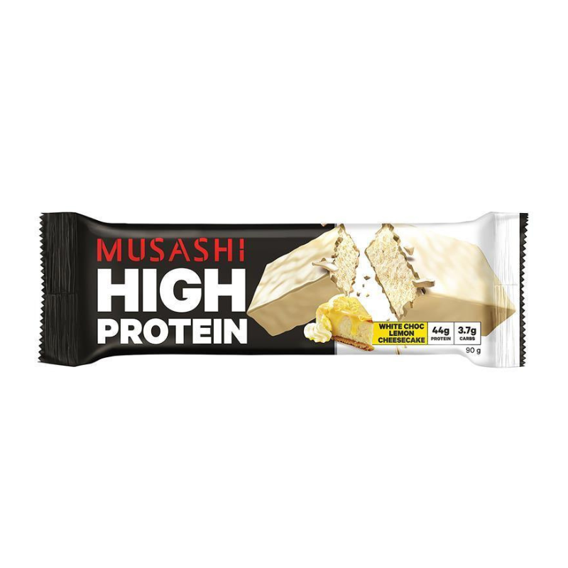 Musashi High Protein White Choc Lemon Cheesecake 90g