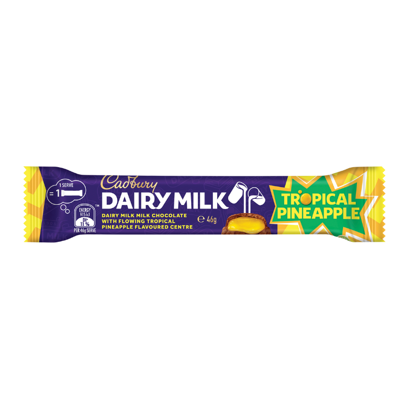 Cadbury Dairy Milk Tropical Pineapple 46g