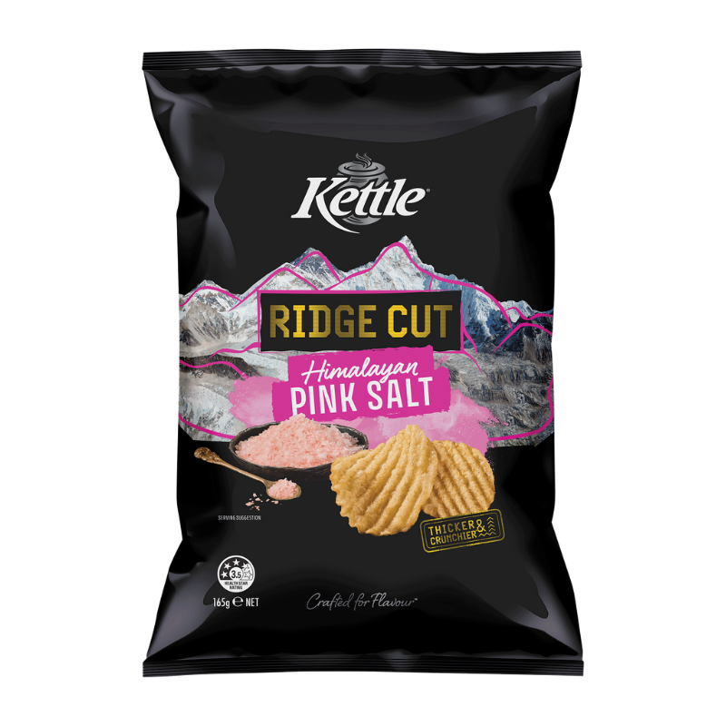 Salt White Ridge Kettle Ridge Cut Himalayan Pink Salt 165g – My Sweeties