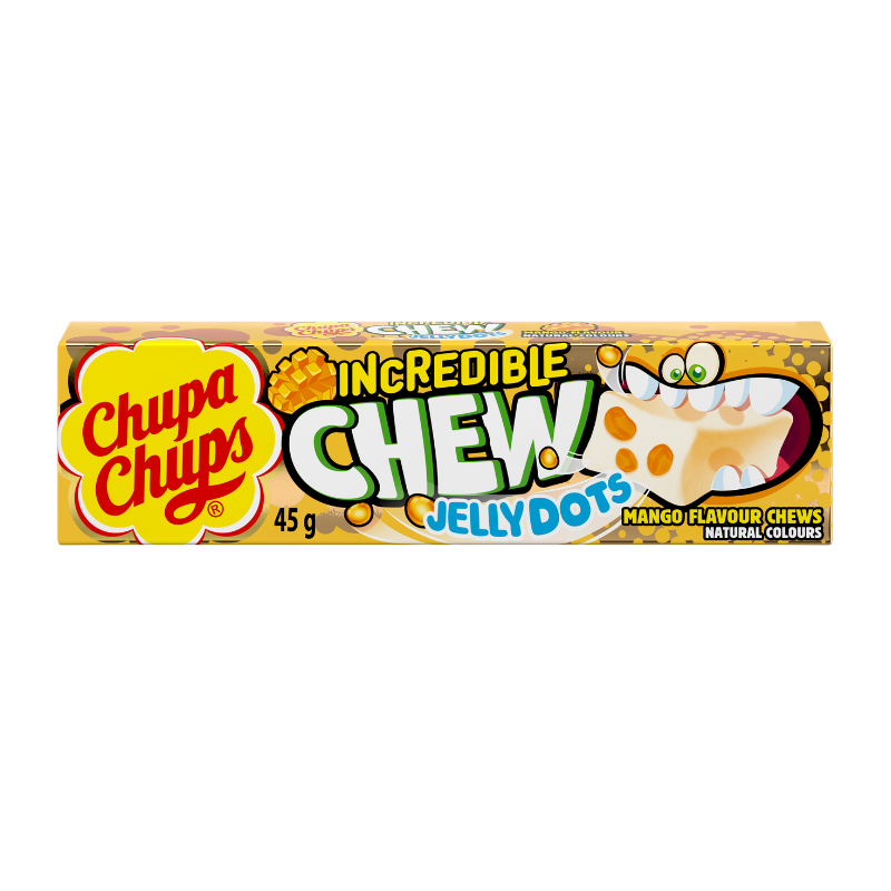 Chupa Chups Incredible Chew Jelly Dots Mango 45g