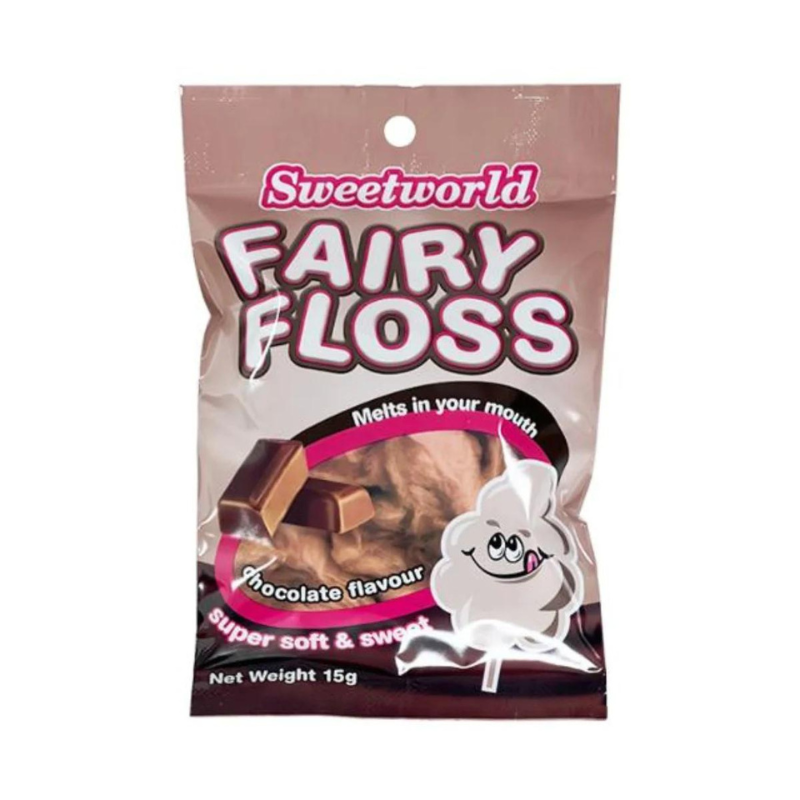 Sweet World Fairy Floss Chocolate 15g