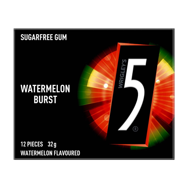 Wrigley's 5 Watermelon Burst 32g