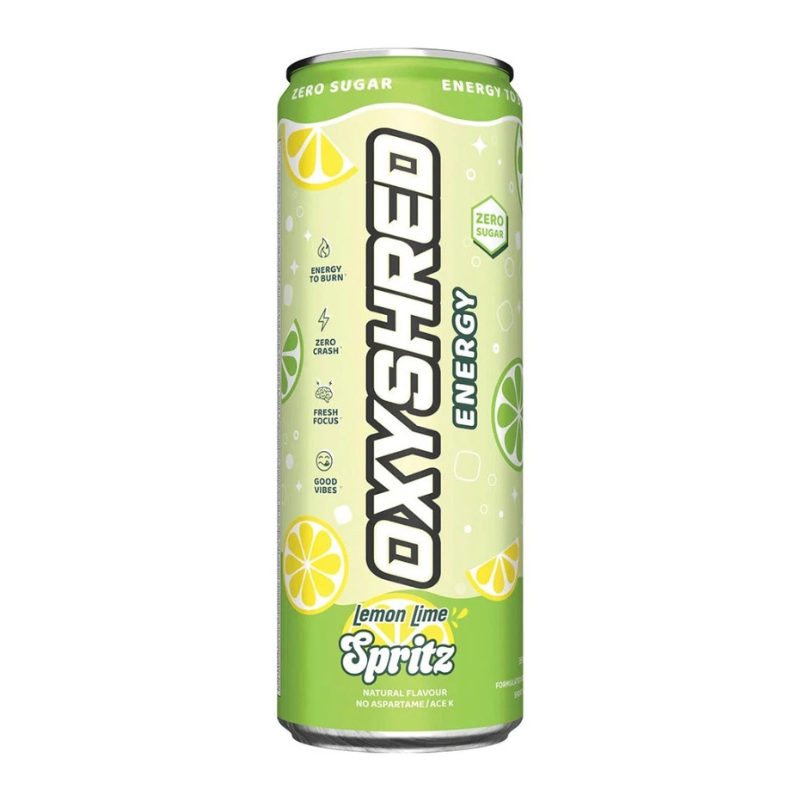 Oxyshred Lemon Lime Spritz 355ml x 12 – My Sweeties