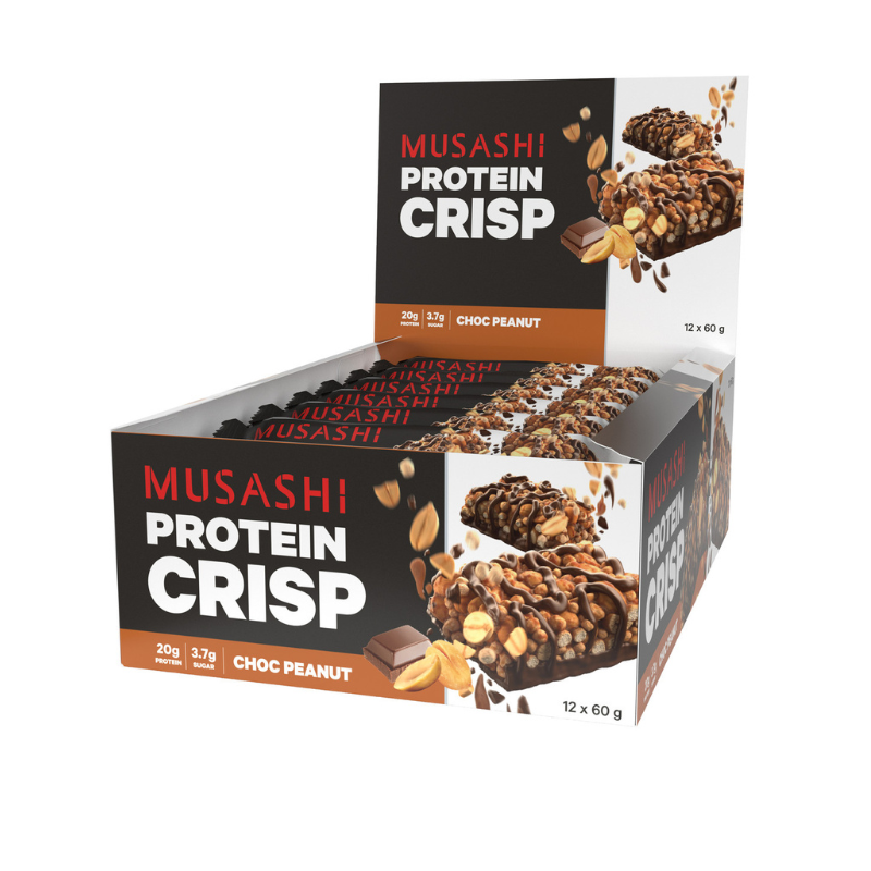 Musashi Protein Crisp Choc Peanut 60g