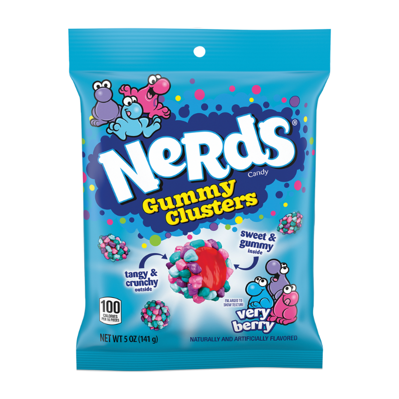 Nerds Gummy Clusters Very Berry 141g