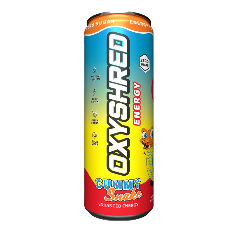 Oxyshred Gummy Snake 355ml x 12