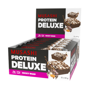 
            
                Load image into Gallery viewer, Musashi Deluxe Protein Rocky Road 60g
            
        