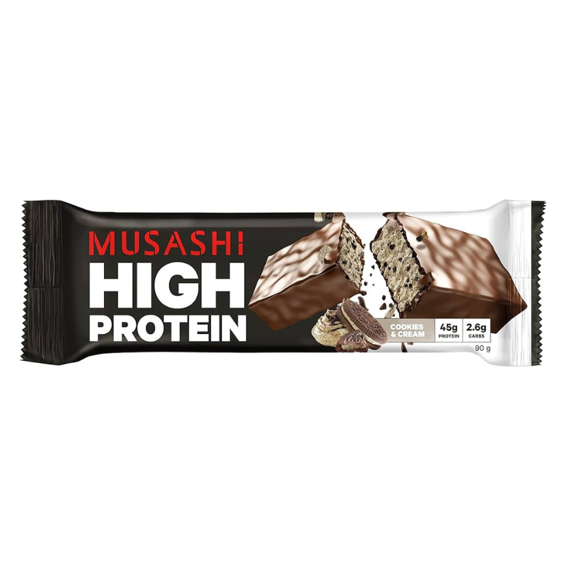 Musashi High Protein Cookies and Cream 90g