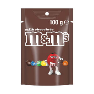 M&M's Pouches Milk Chocolate 100g